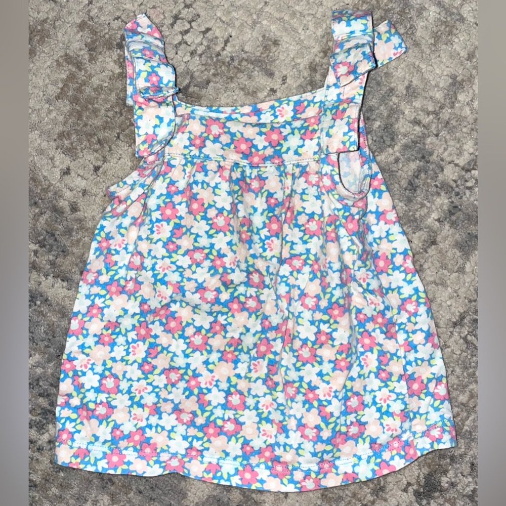 Carters floral tank top